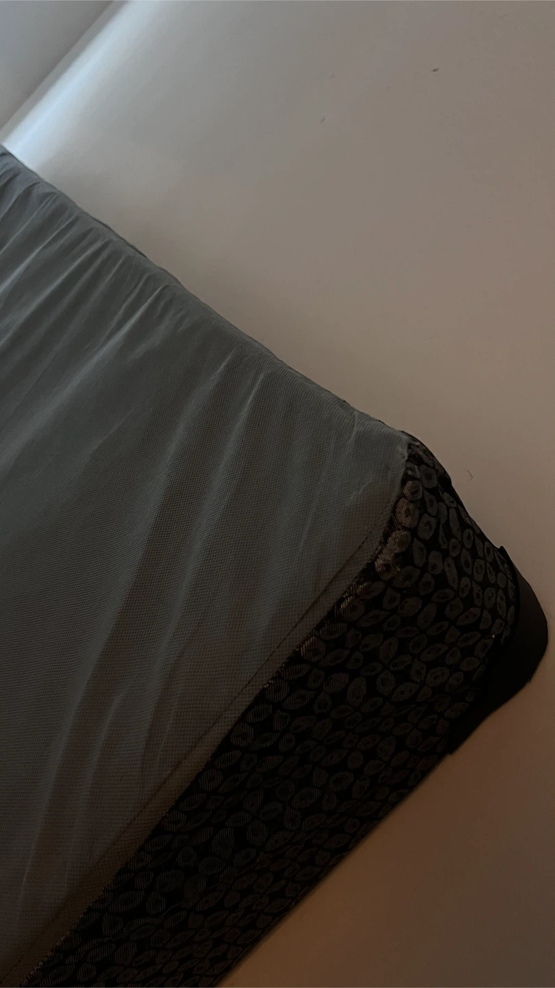 Grey bed box - queen size