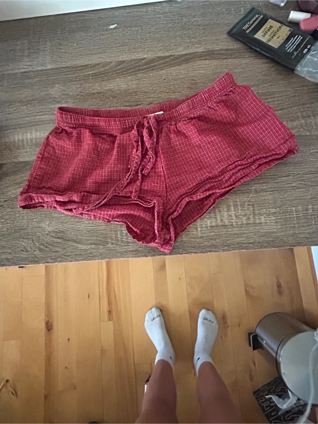 Harlow Plaid Pajama Shorts - photo 3