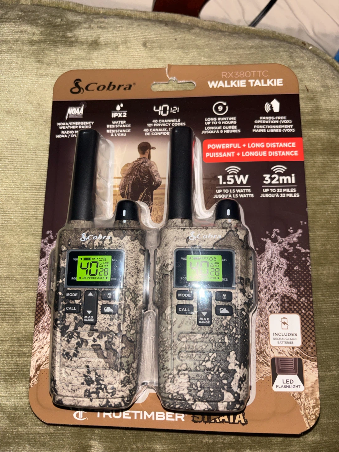 Cobra RX380TTC Walkie Talkies