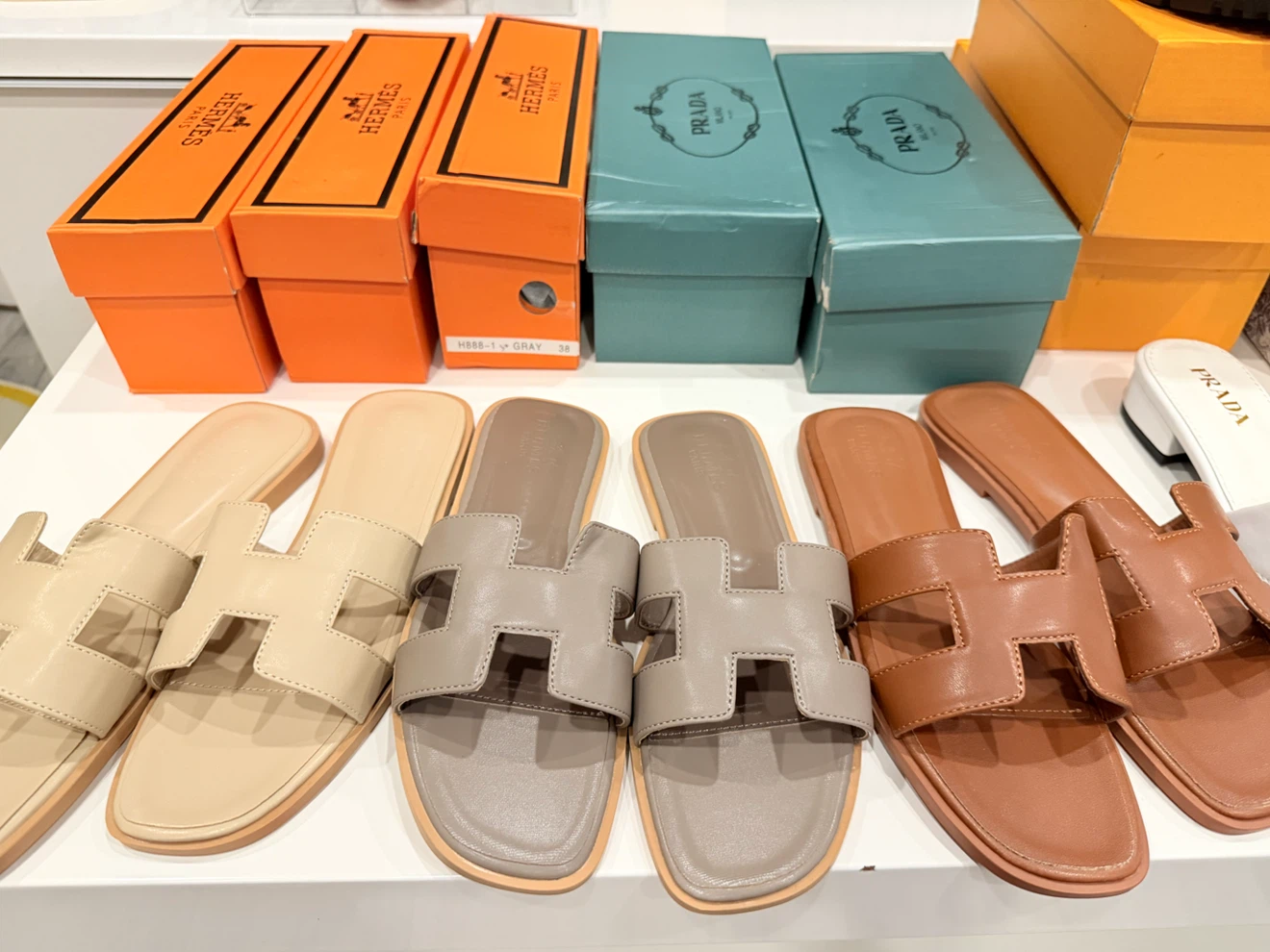 Fashion sandals- Beige