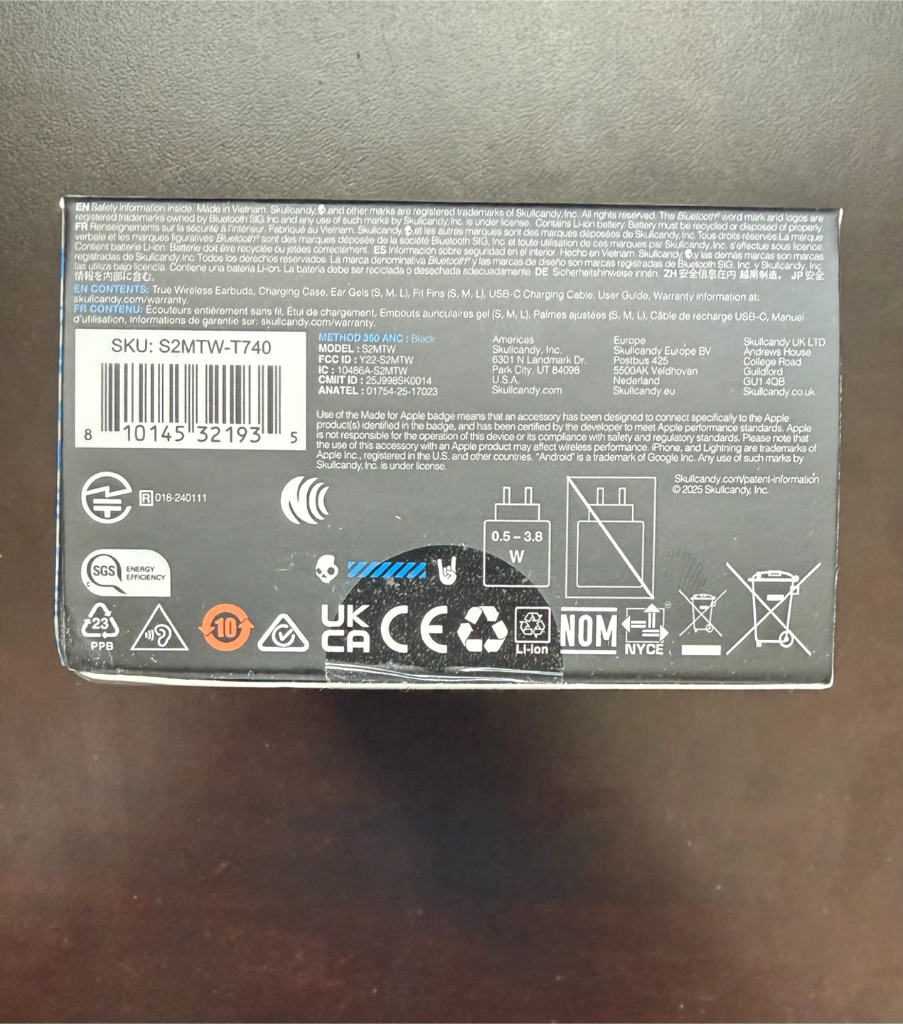 Skullcandy Method 360 ANC Wireless Earbuds (Sealed) - photo 2