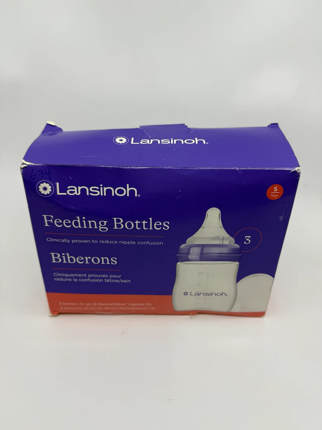 Lansinoh Feeding Bottles - size S