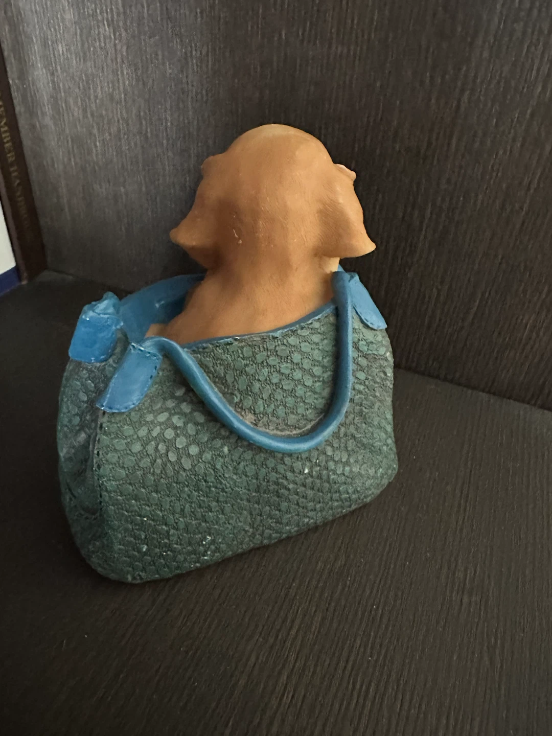 Dog in a Bag Figurine - photo 3