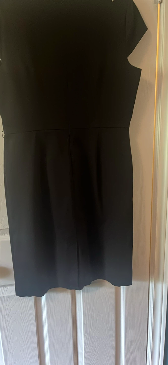Jessica Howard Black Studded Cap Sleeve Dress