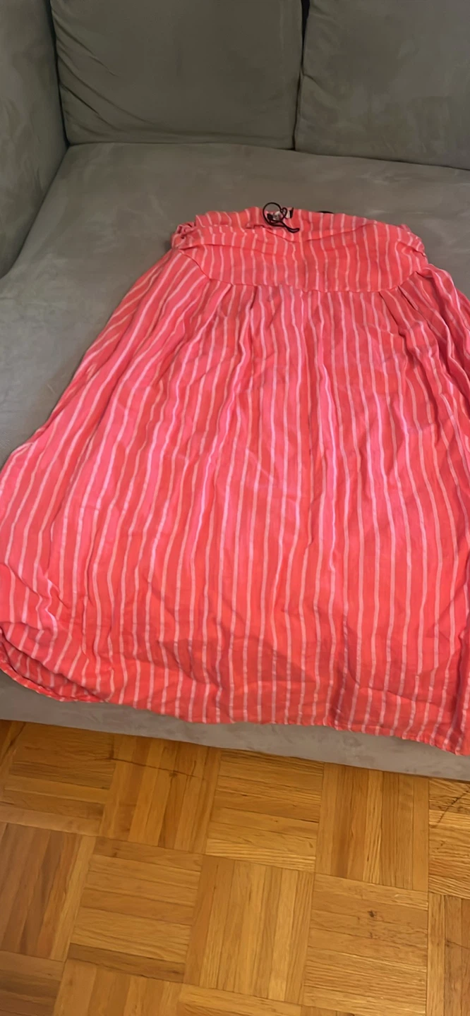 Coral striped maxi dress - photo 4