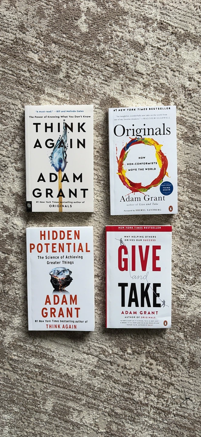 Adam Grant Book Bundle