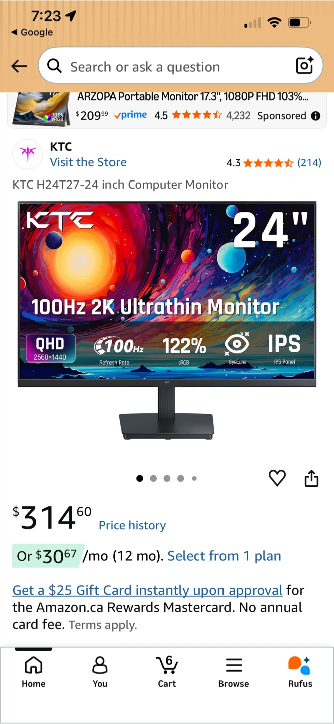 KTC H24T27-24 inch Computer Monitor