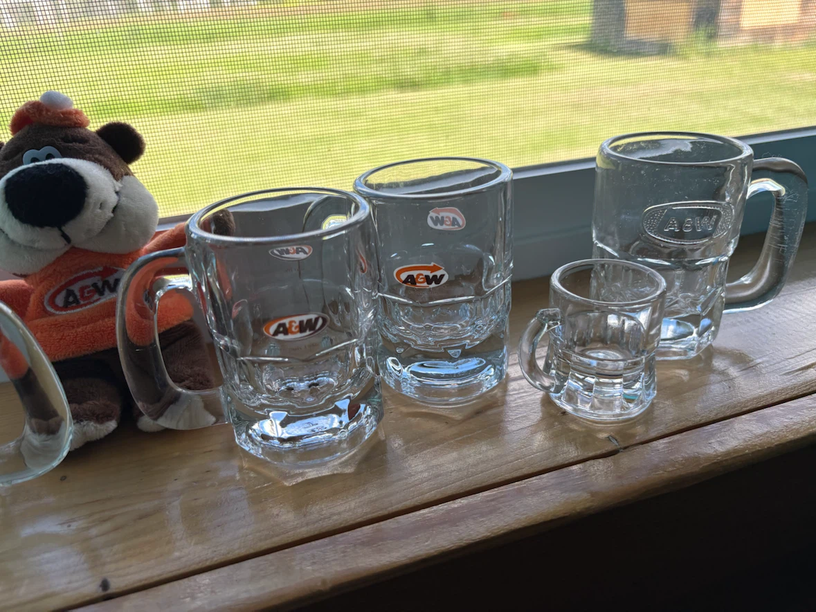 A&W Baby Root Beer Mugs - Set of 3 - photo 2