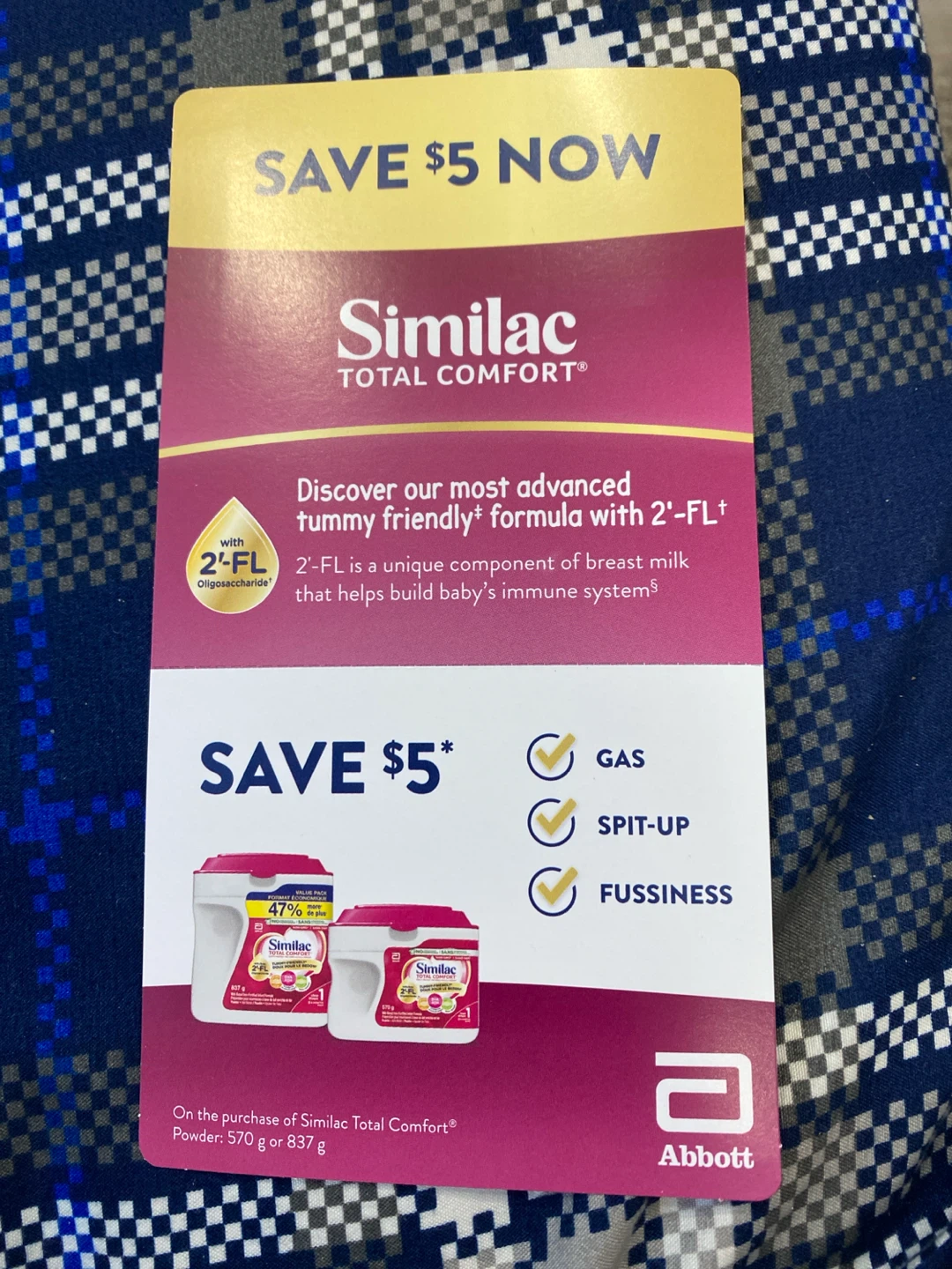 Similac Total Comfort Formula Coupon