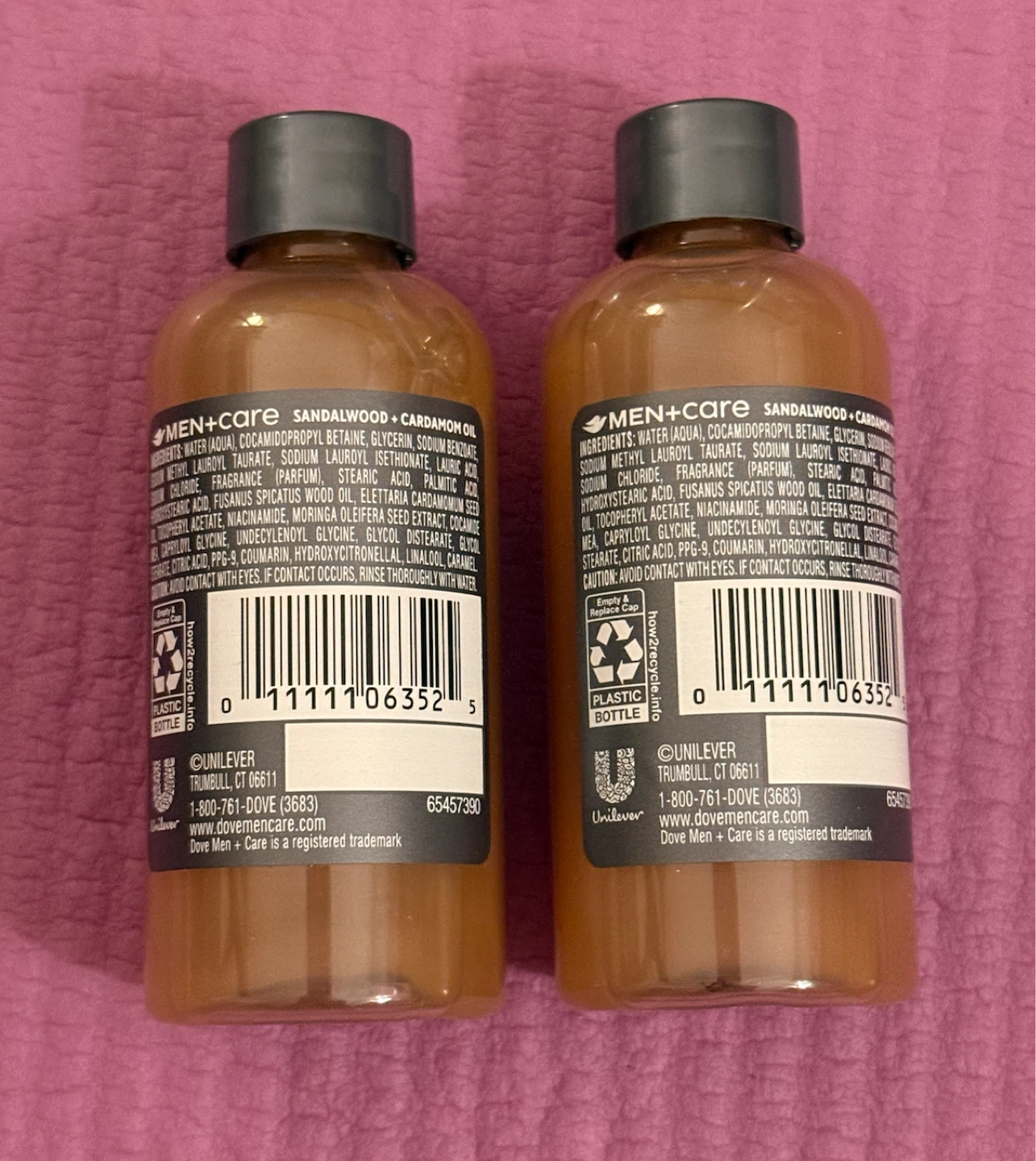 NEW✨Dove Men+Care Sandalwood + Cardamom Oil Body Wash 2-pack - photo 2