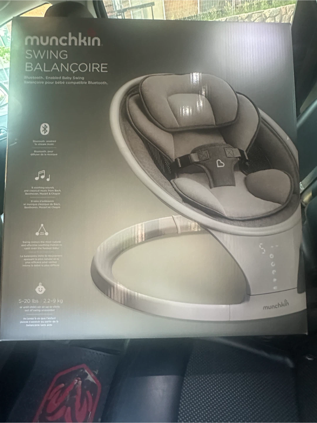 Munchkin Bluetooth Enabled Baby Swing