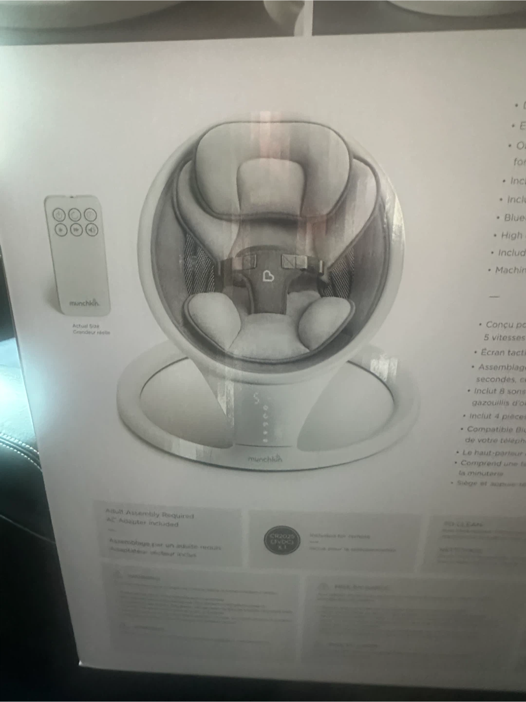 Munchkin Bluetooth Enabled Baby Swing - photo 5