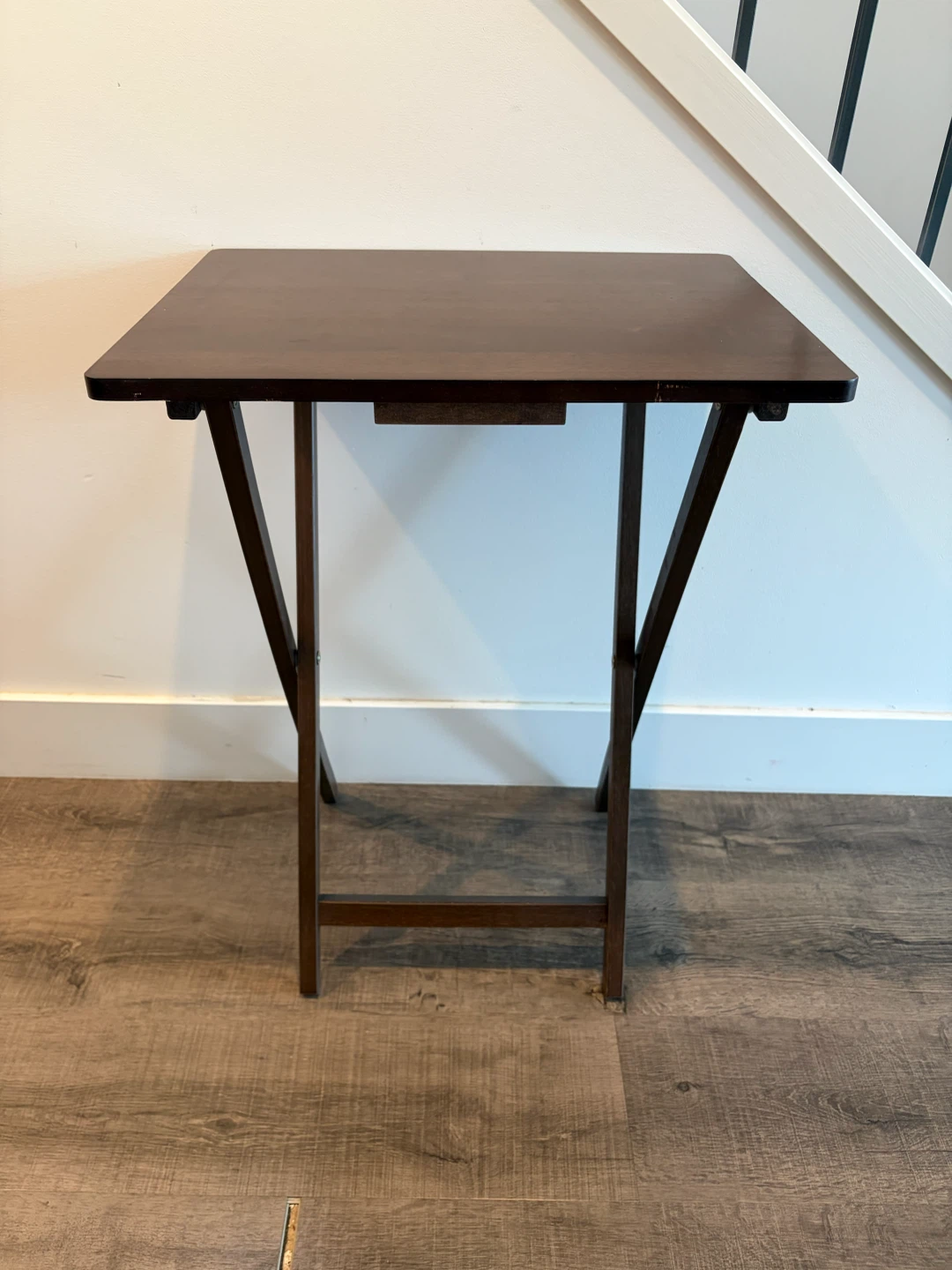 foadable side table wooden