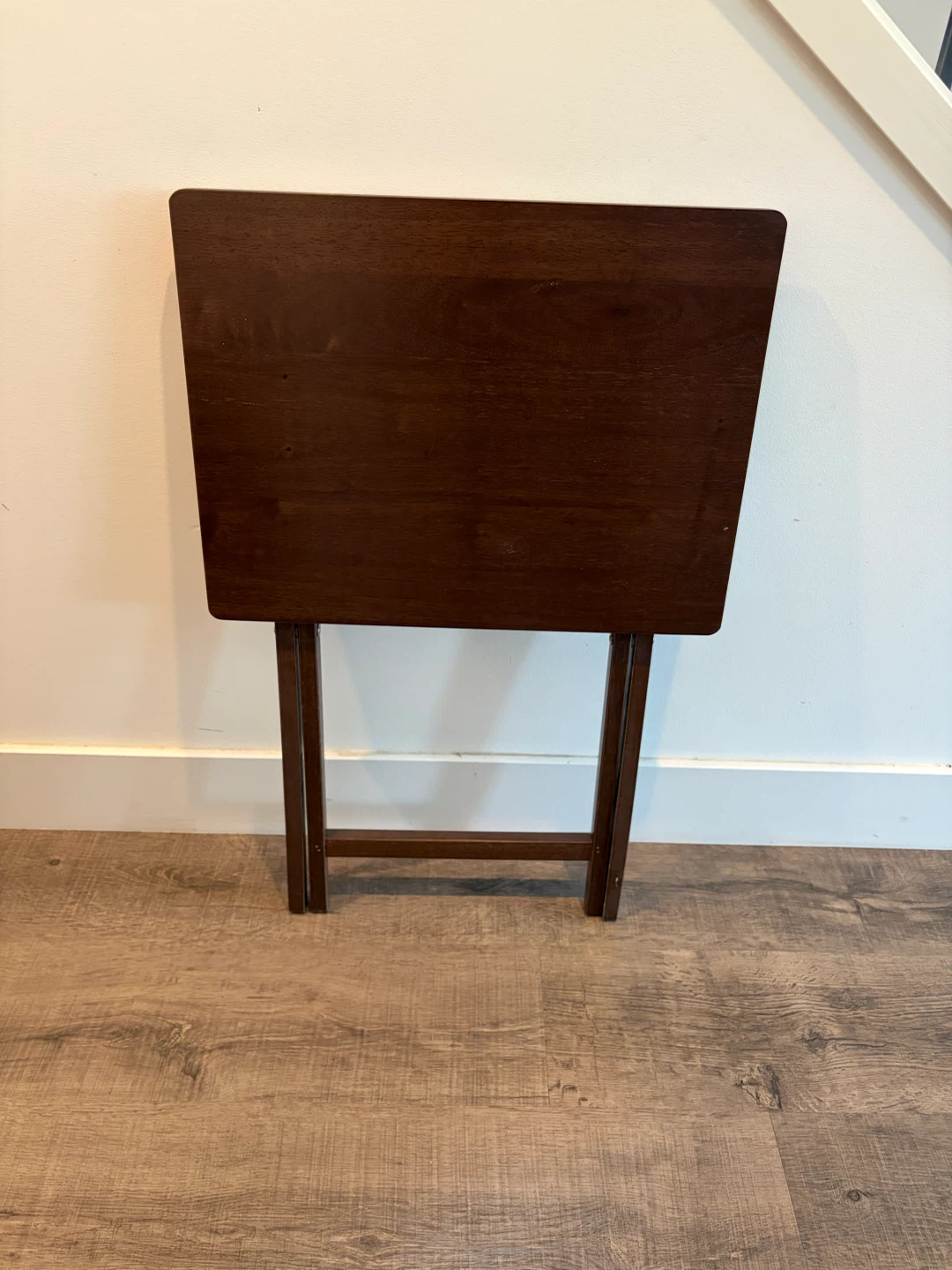 foadable side table wooden - photo 3