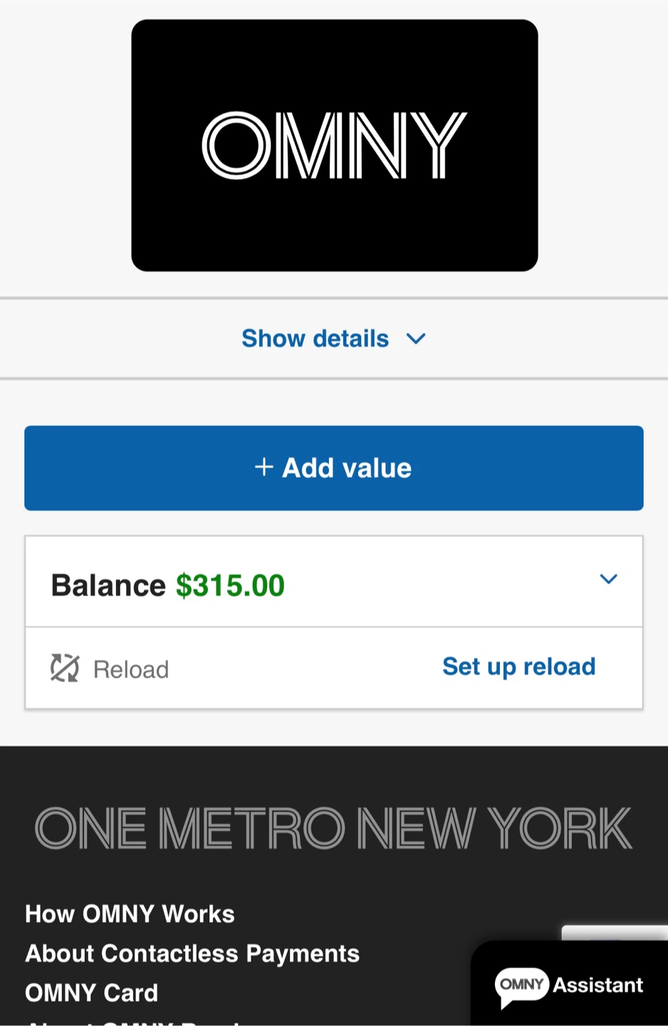 OMNY Card - NYC Transit Fully Loaded $315 Value (Exp. 09/2028) - photo 3