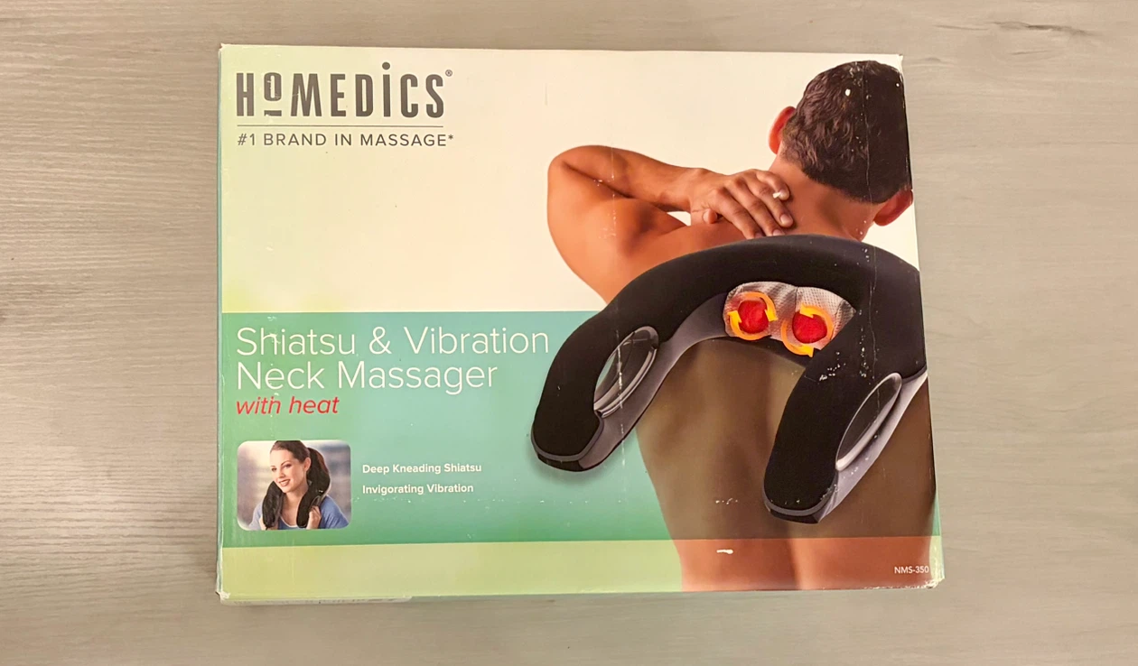HOMEDICS Shiatsu & Vibration Neck Massager ( with Heat)