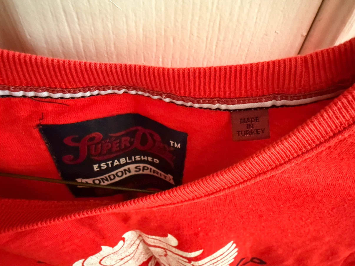 Superdry Red T-Shirt with "54" Graphic - photo 3