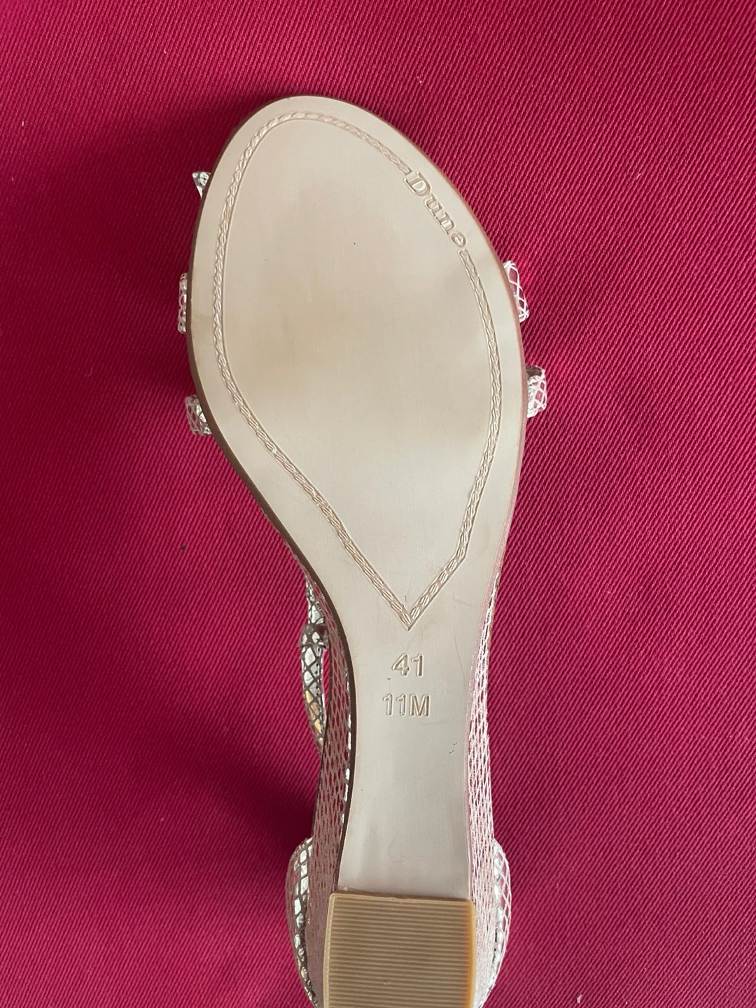 Dune London Gold Wedge Sandals - photo 2