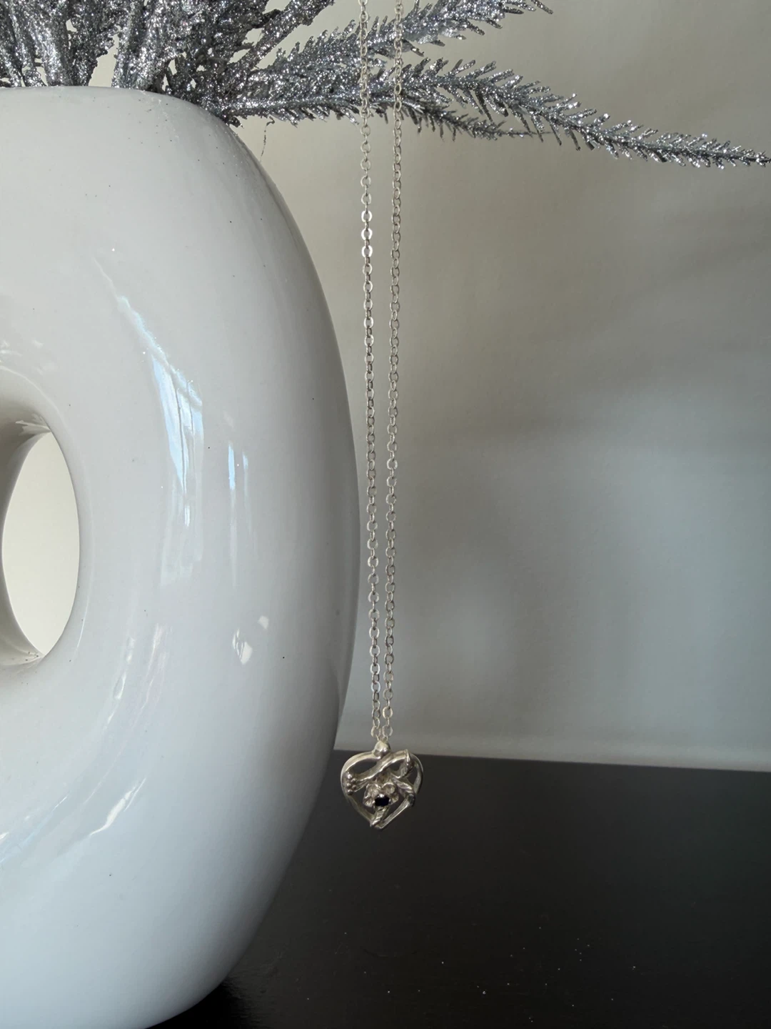 Sterling Silver Heart Pendant Necklace