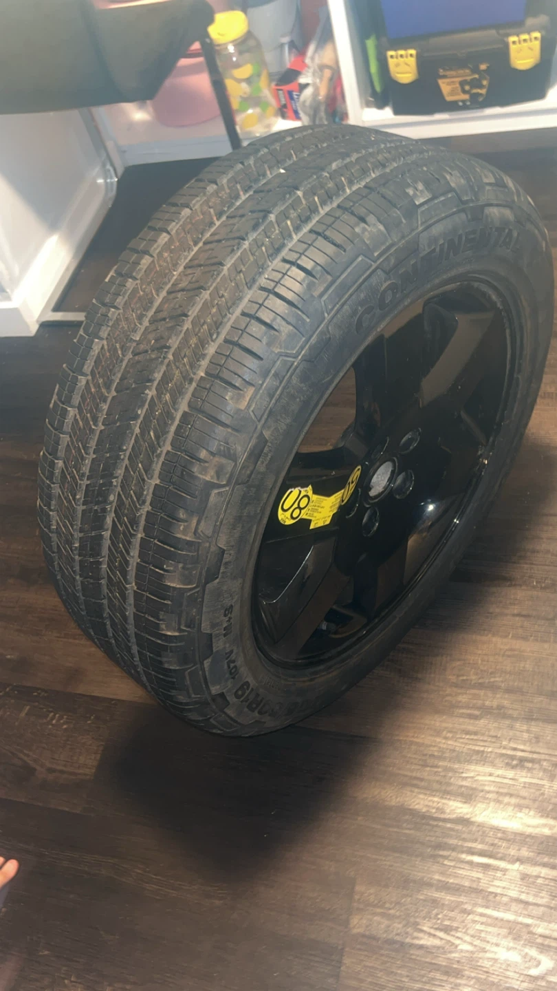Continental Tire on Black Rim