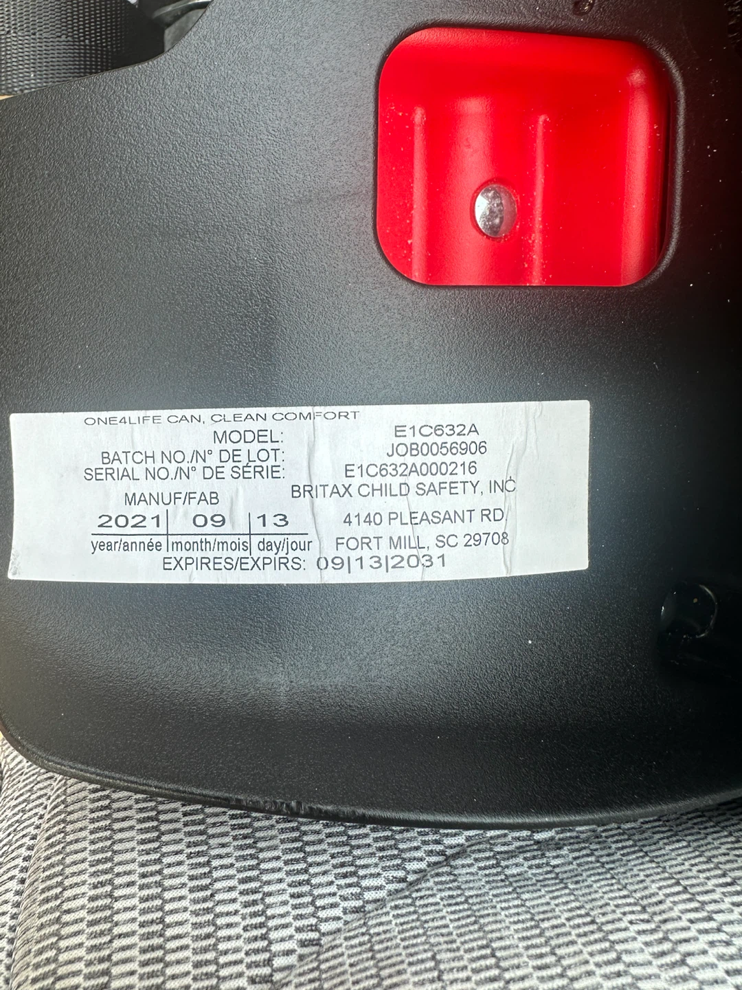 Britax One4Life Car Seat - photo 4