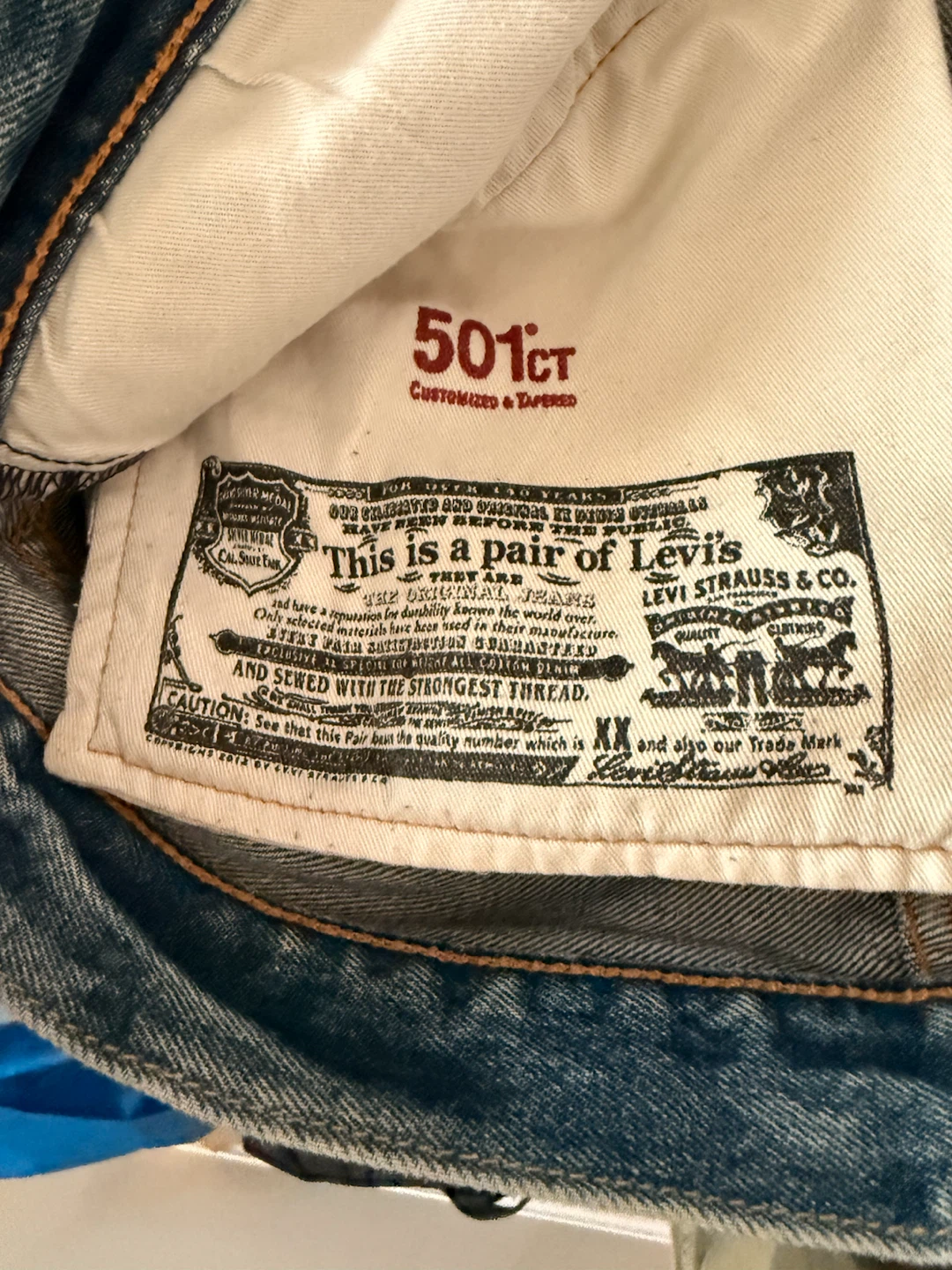 Levi's 501 CT Jeans - Size 34x32 - photo 5