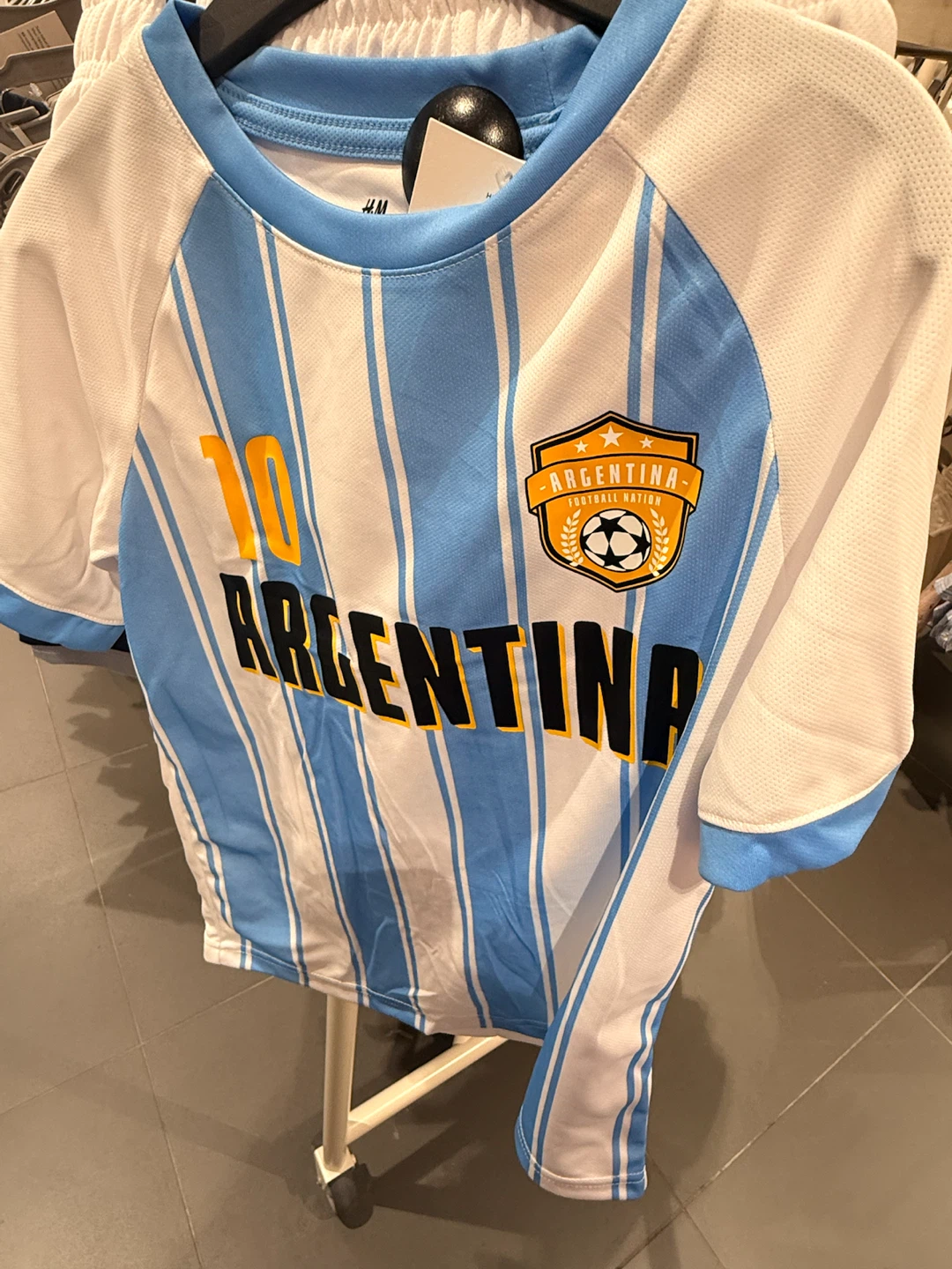 Argentina Football Nation World Cup Jersey and Shorts Set