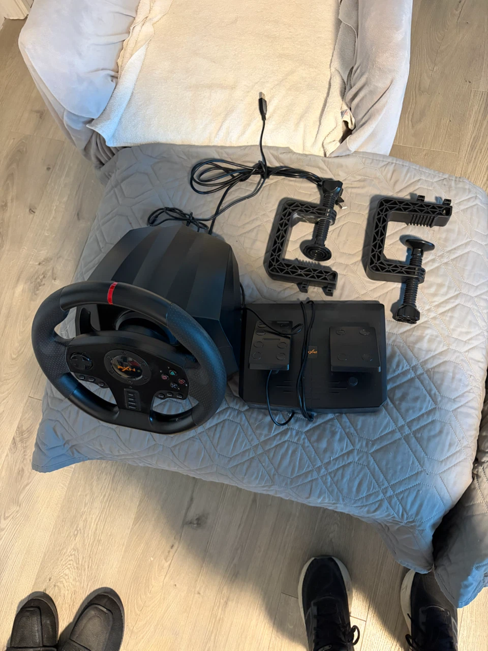 PXN Racing Steering Wheel and Pedals - photo 2