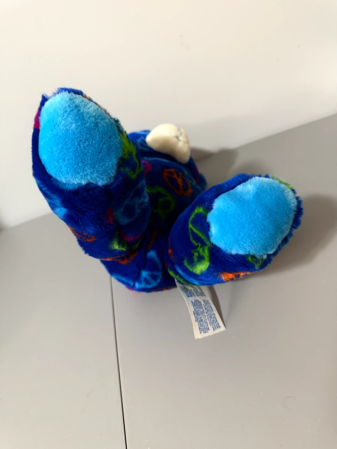 Build-A-Bear Royal Blue Peace Sign Teddy Retired 2009 - photo 5