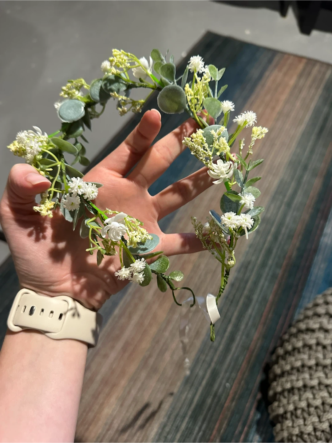 🆓 Floral Crown Headband - plastic - photo 2