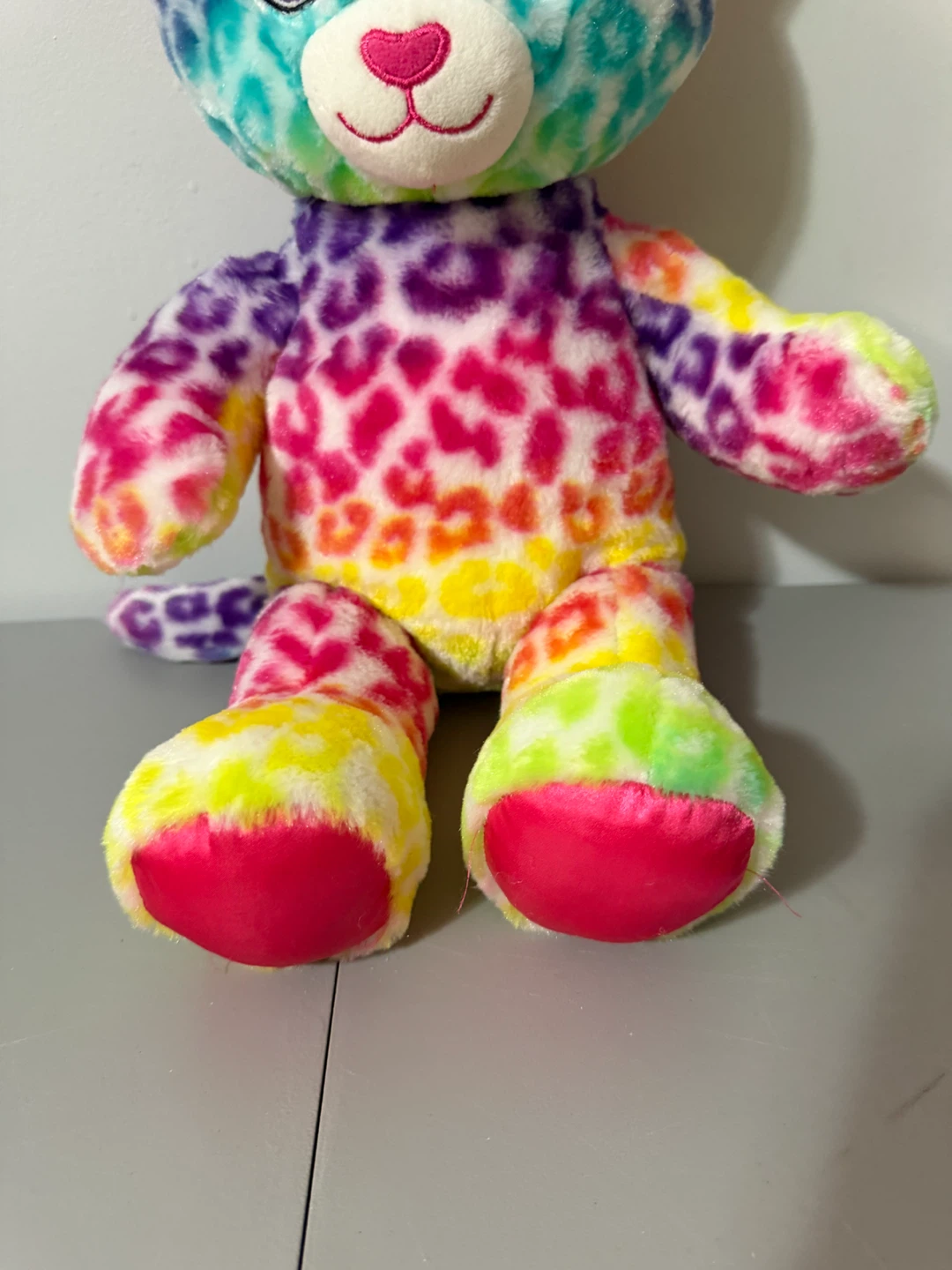 Build-A-Bear Lisa Frank Rainbow Leopard 17" 2016 - photo 5