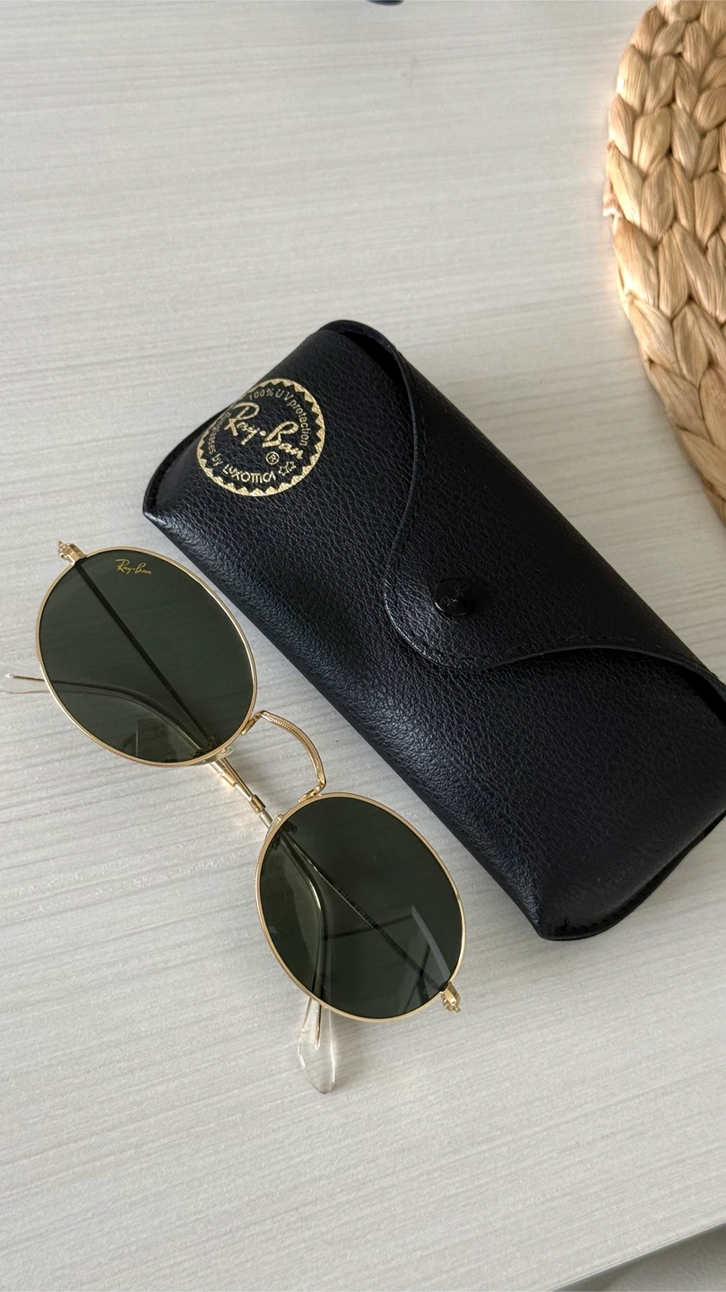 Ray-Ban sunglasses Polished Arista Gold RB3547 green Lenses
