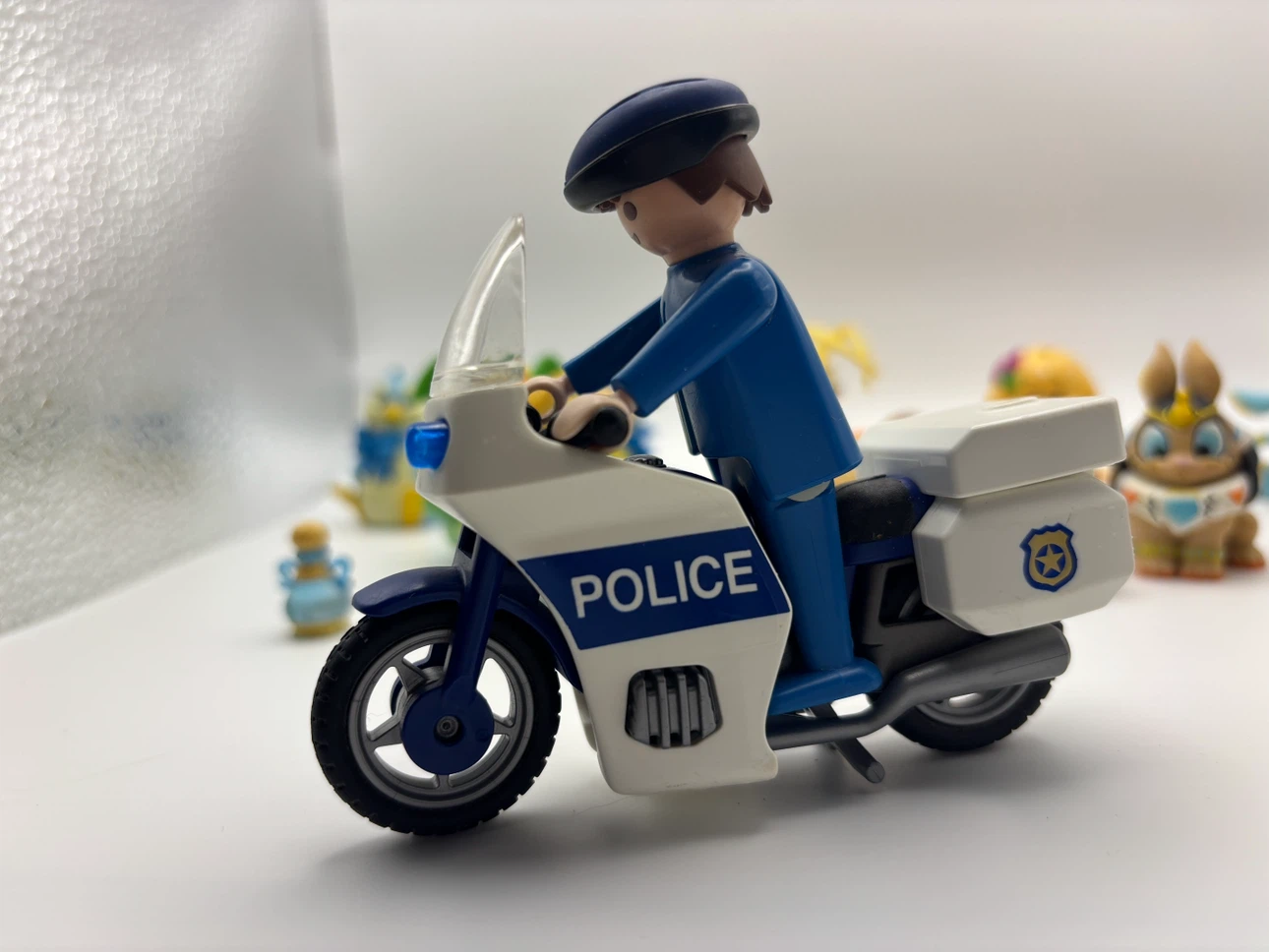 Playmobil Police Motorcycle with Figure - 1998/1999