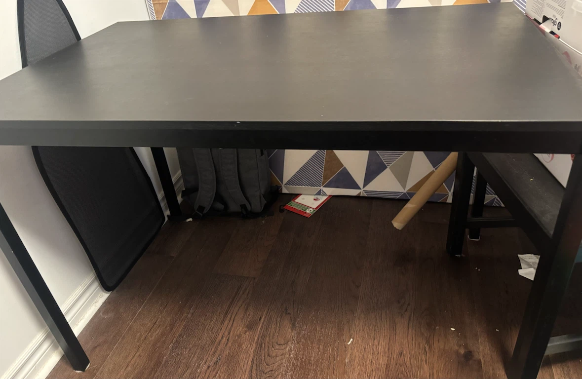 IKEA Black Dining Table and Chair Set - photo 2
