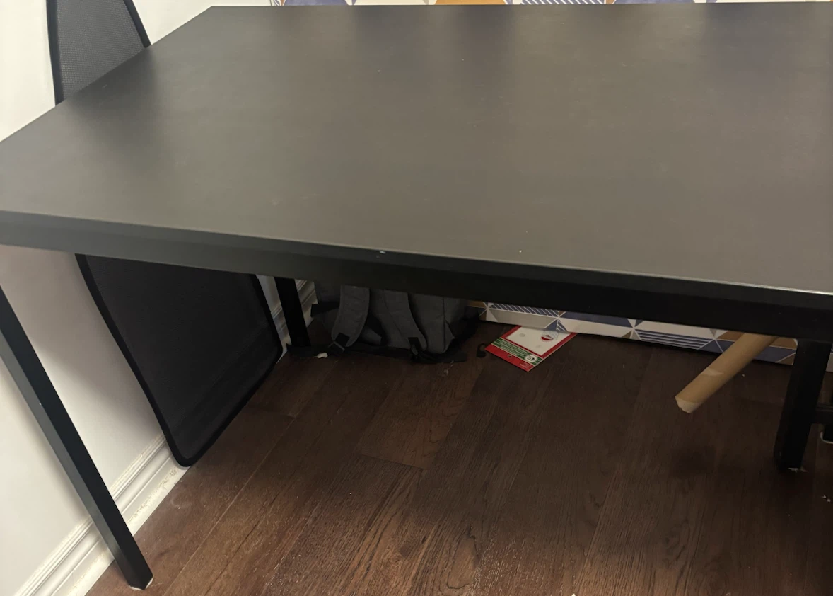 IKEA Black Dining Table and Chair Set - photo 3