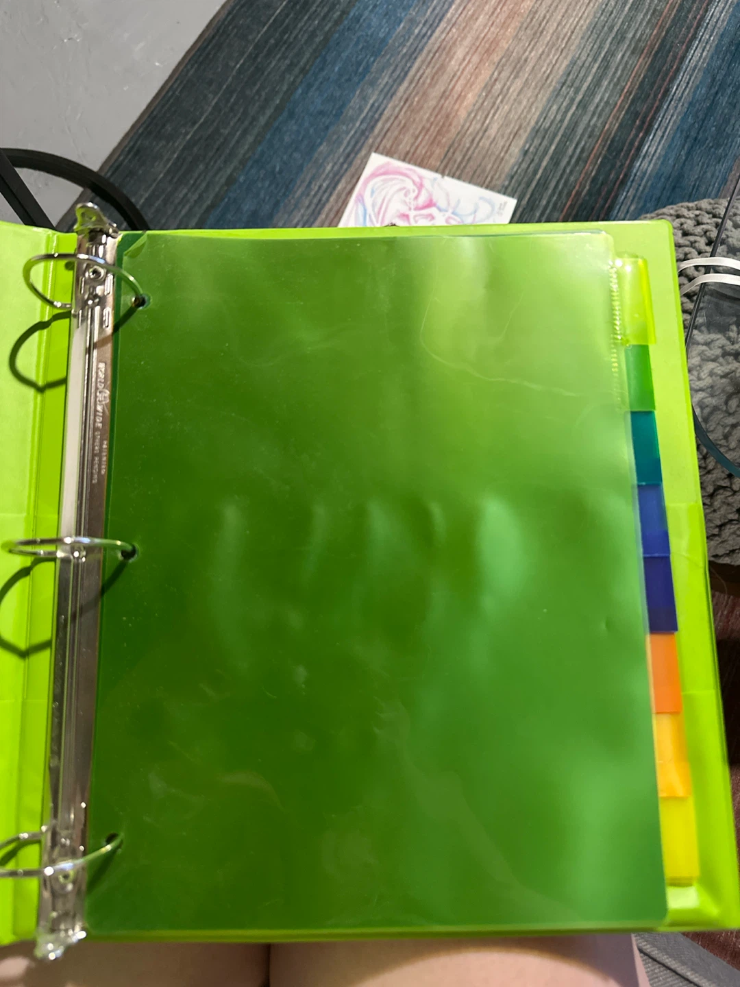🆓3-Ring Binder w/ Dividers - photo 2