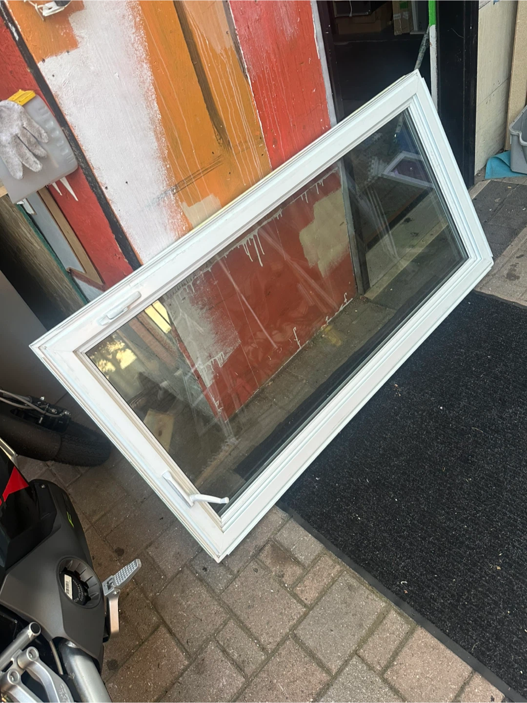 White Window with with double‑pane Glass
