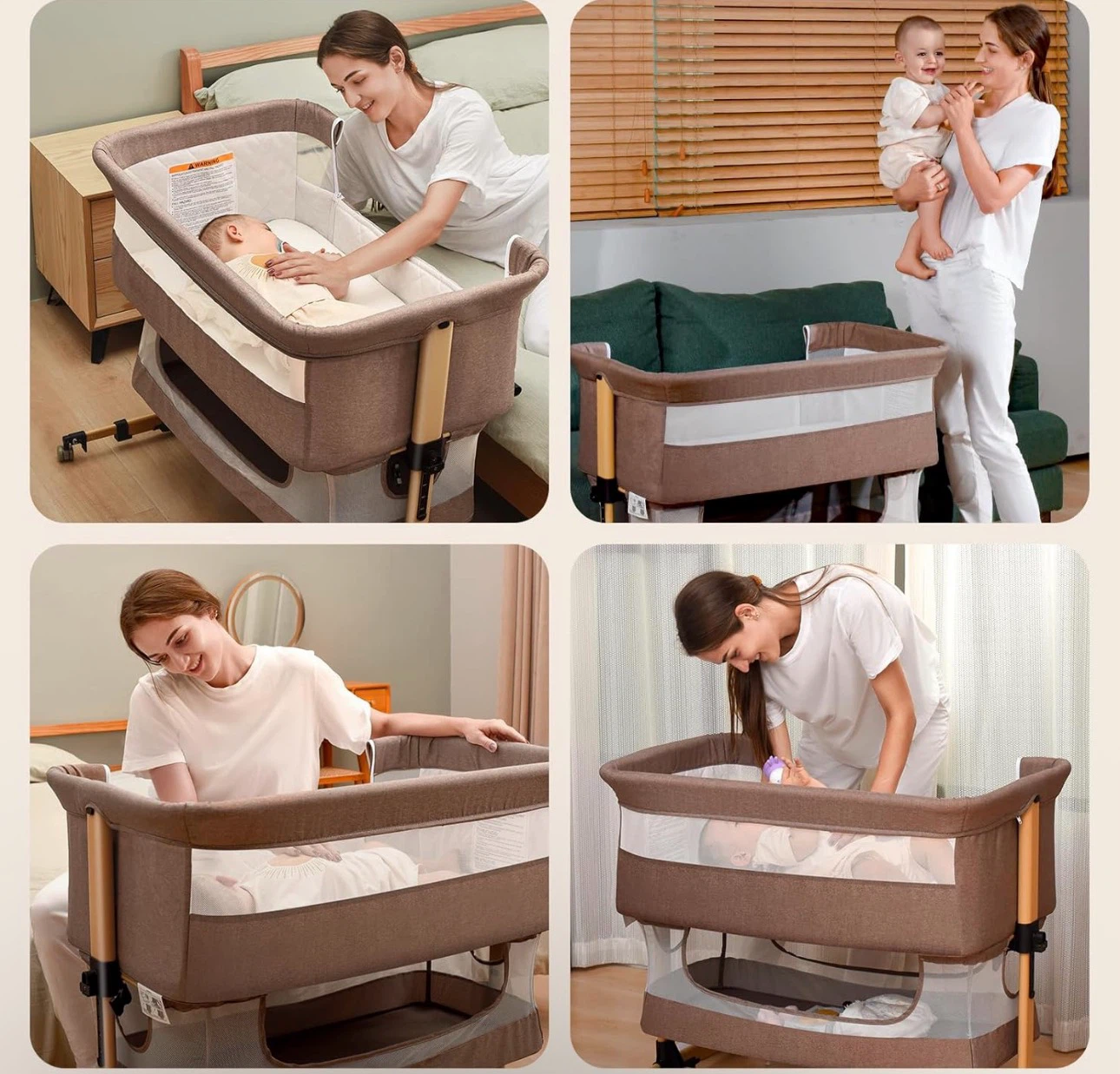Baby boys clothe and crib