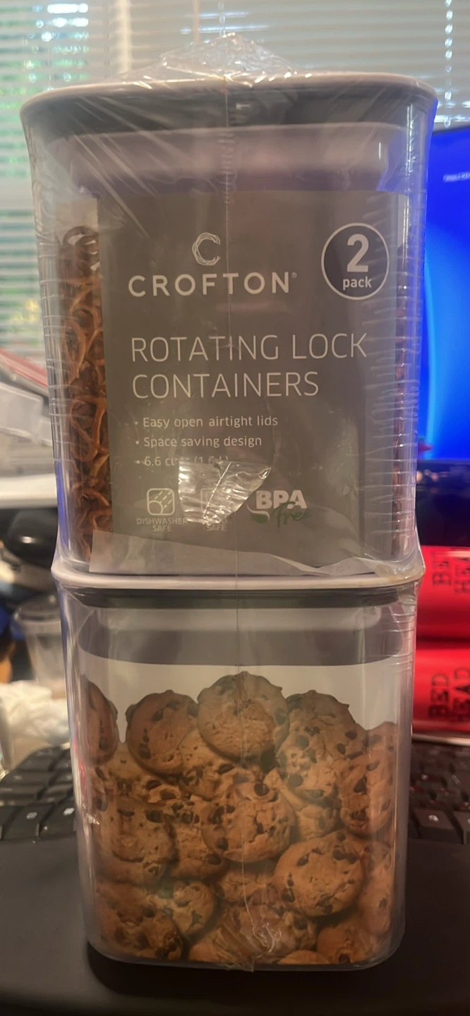 Crofton Rotating Lock Containers - 2 Pack