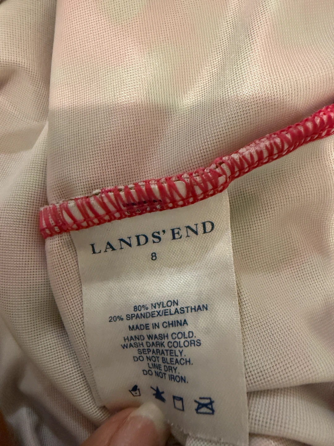 Lands' End Women's One-Piece Swimsuit Size 8 - photo 3