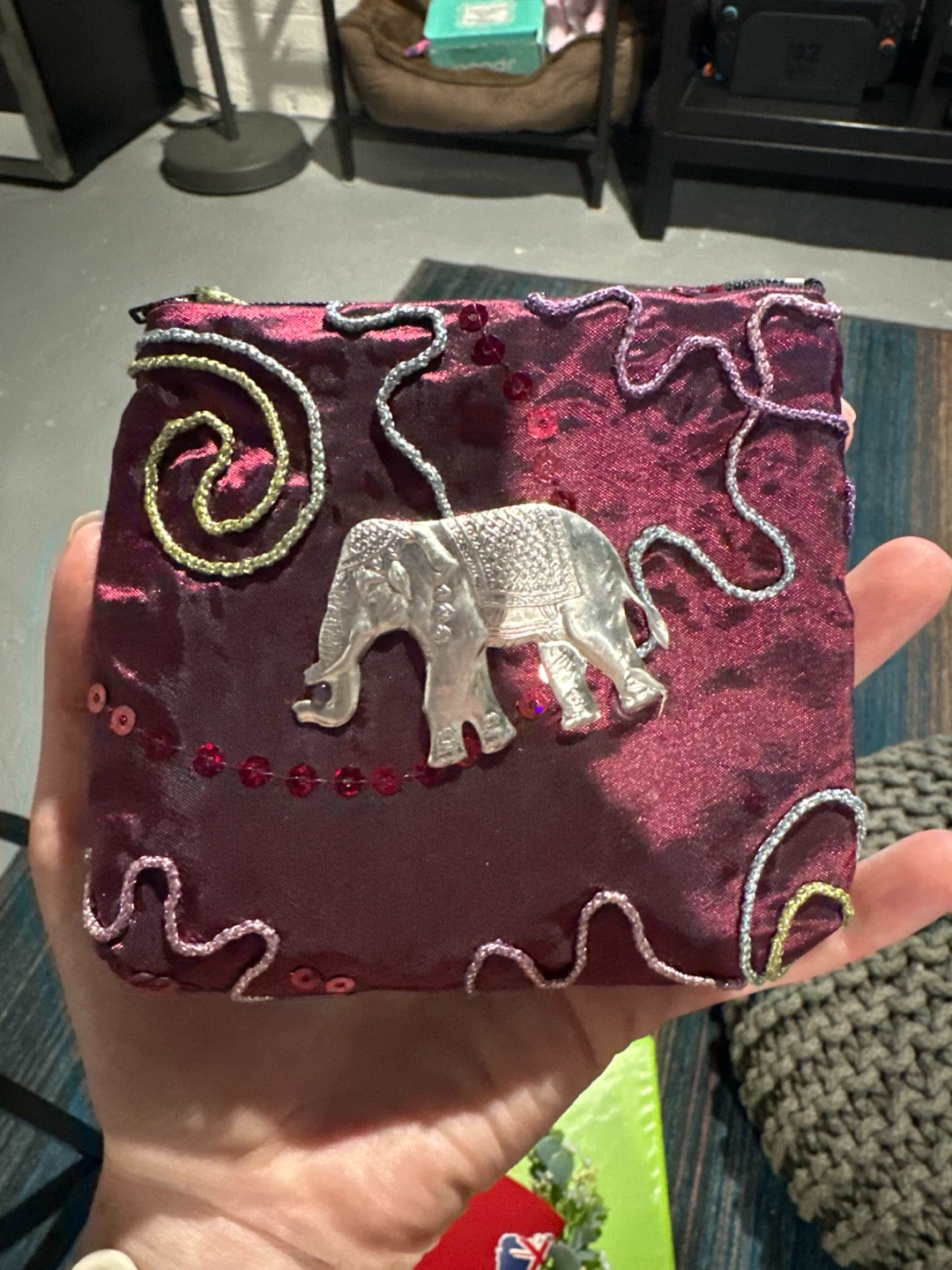 Beaded Coin Pouch 🇹🇭 🐘 👝 - photo 3