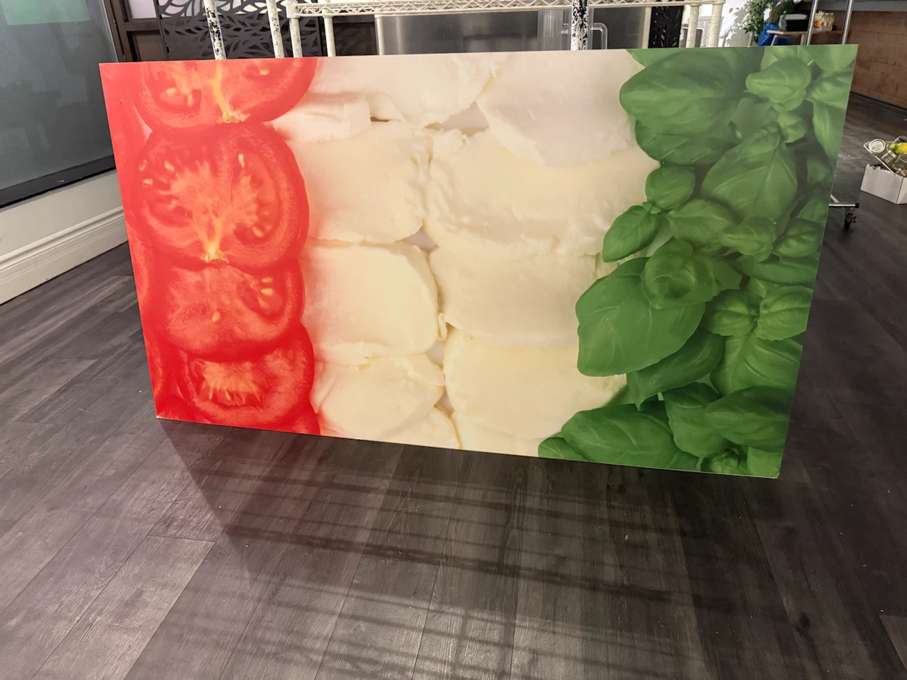 Caprese Salad Themed Decor Panel