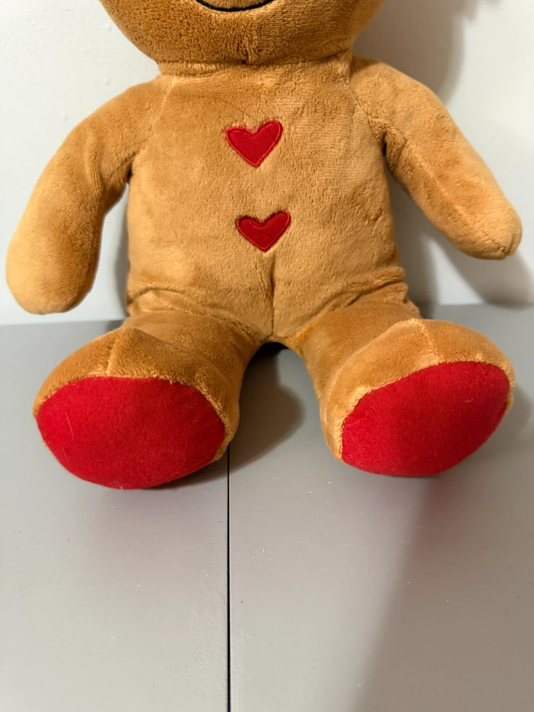 Build A Bear Gingerbread Plush Toy with Red Bow 2017 - photo 4