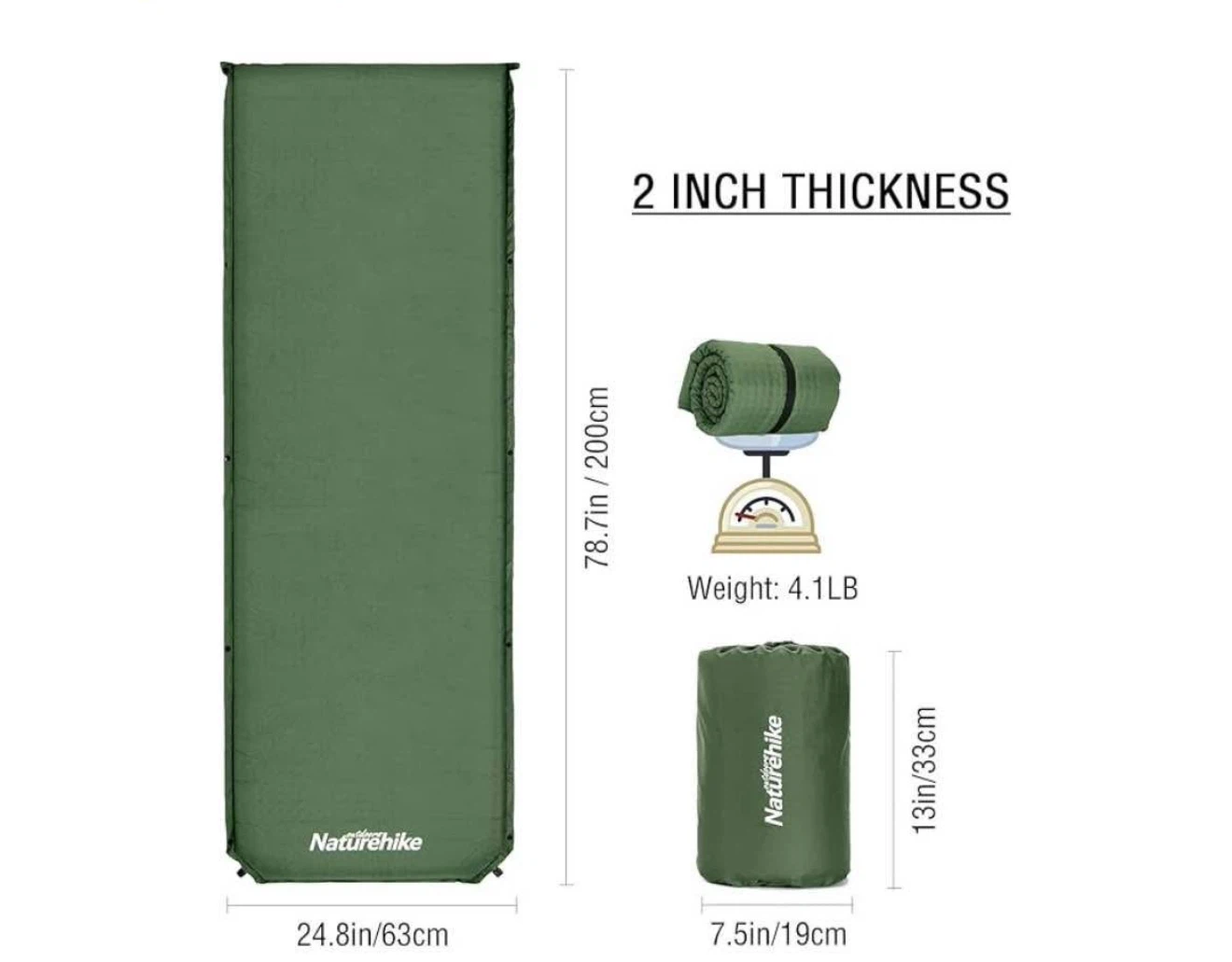 Set of two Naturehike Self-Inflating Sleeping Pads - photo 4