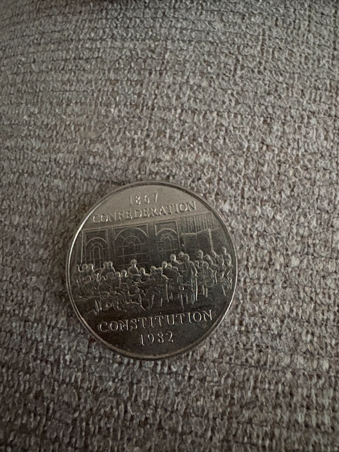 1982 Canadian Constitution Coin