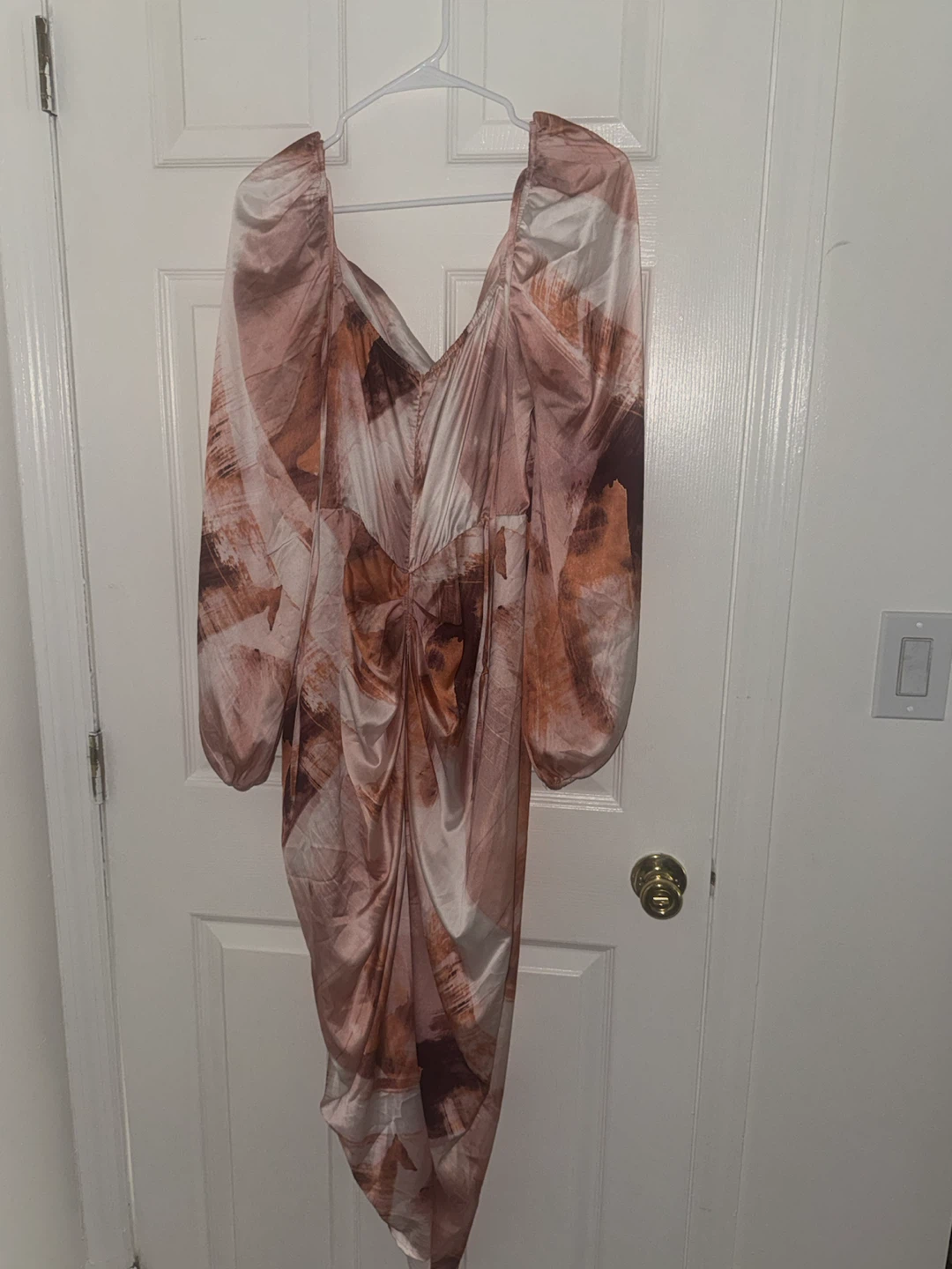 Shein Ruched Drape Midi Dress