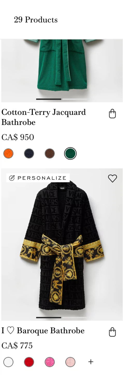 Versace Baroque Bathrobe Size M - photo 4