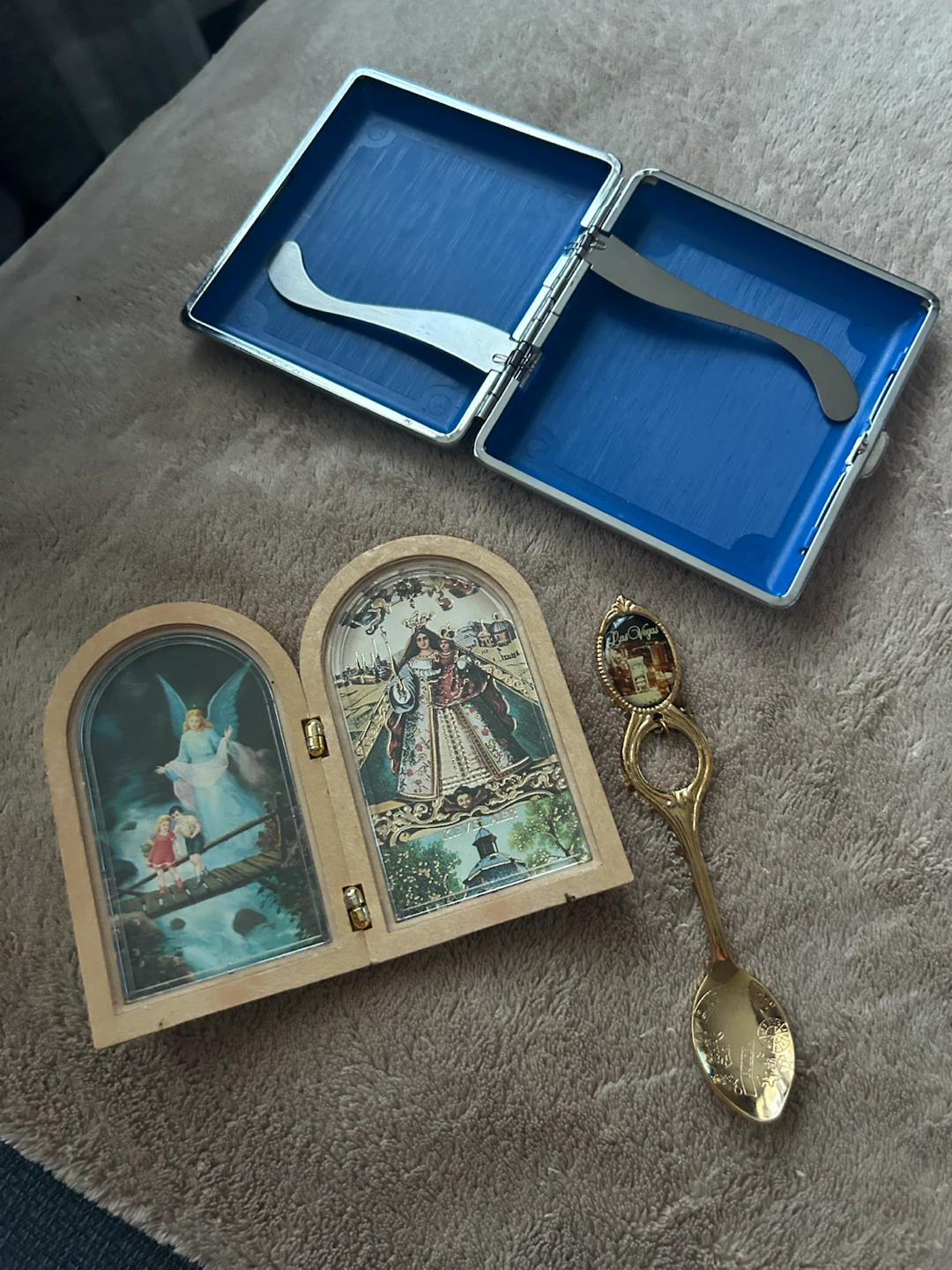 Collectible Spoon with and Cigarette Case #freecycle