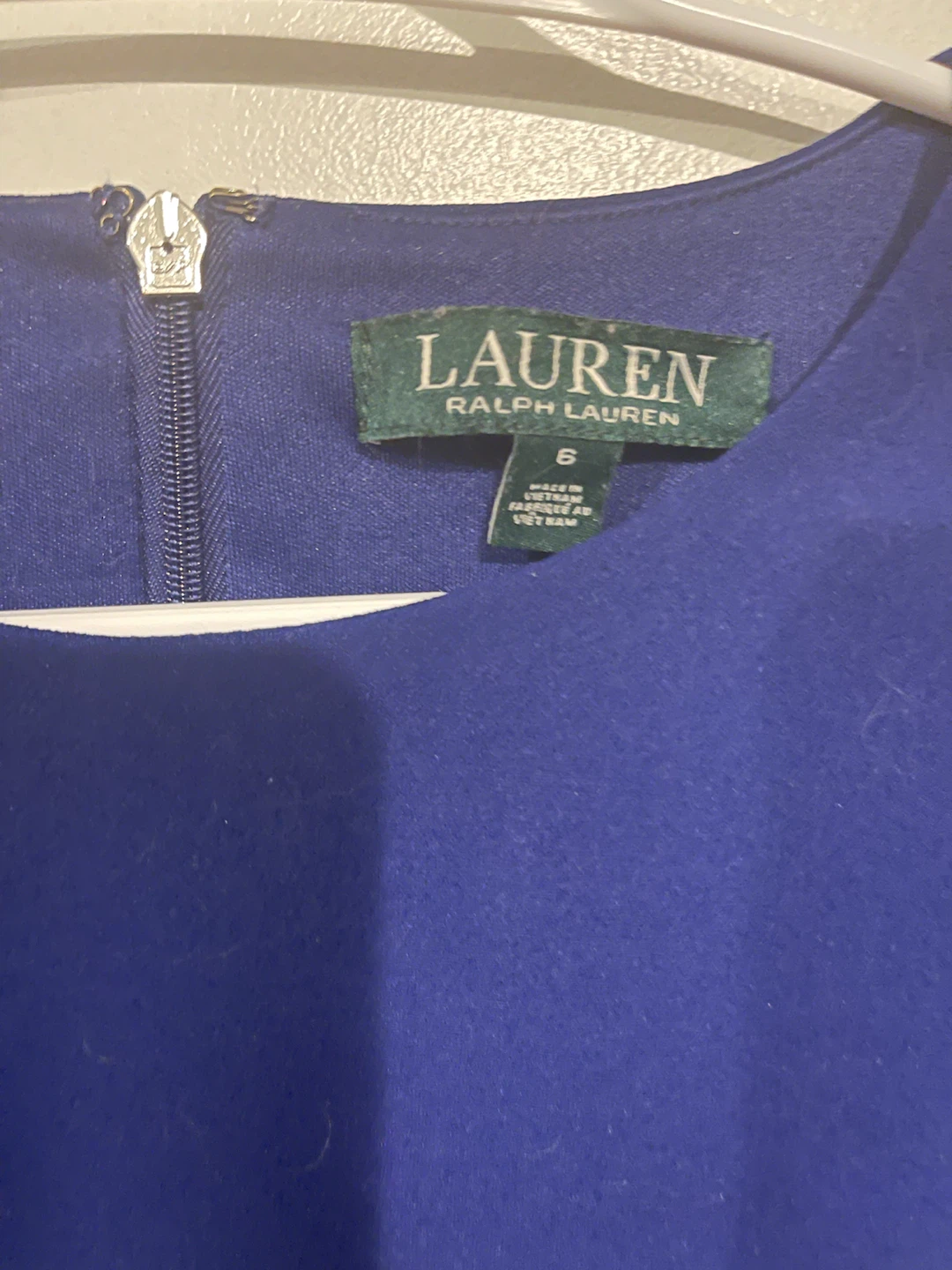 Ralph Lauren Blue Dress with bell sleeves Size 6 - photo 2