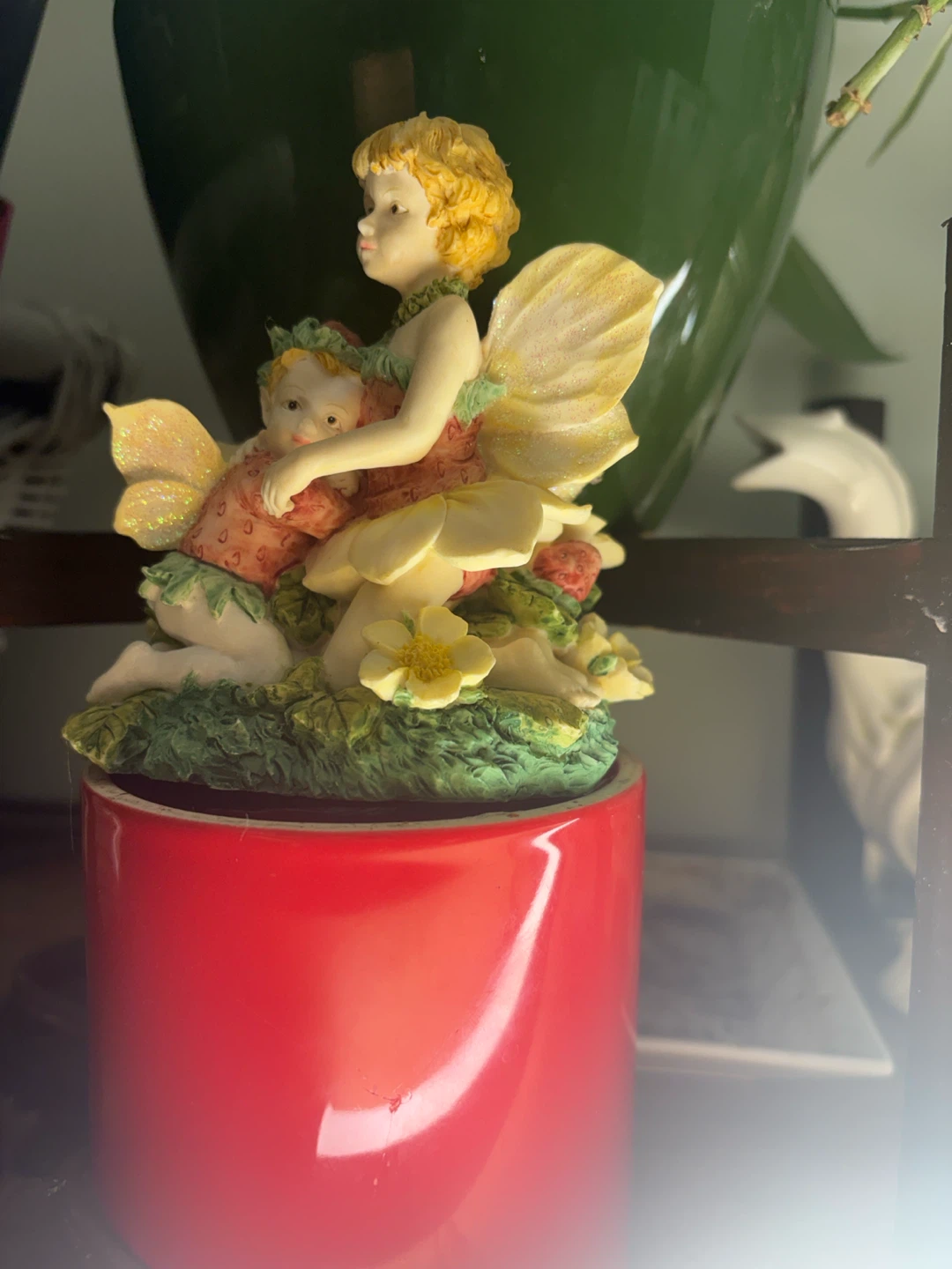 Fairy Figurine with Baby - photo 3